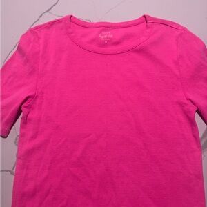J. Crew Women’s Pink Short Sleeve Perfect T Shirt M